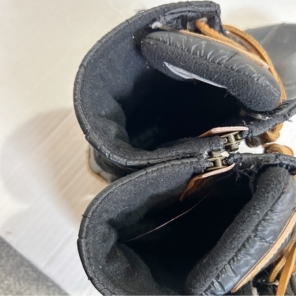 Sperry Saltwater Quilted Duck Boots Size 8 Black Snow Boots - Picture 9 of 11